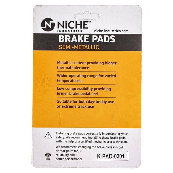 Aftermarket Brake Pad Set Harley Davidson 4289708 4289706A 4285006B K-PAD-0201-NIC